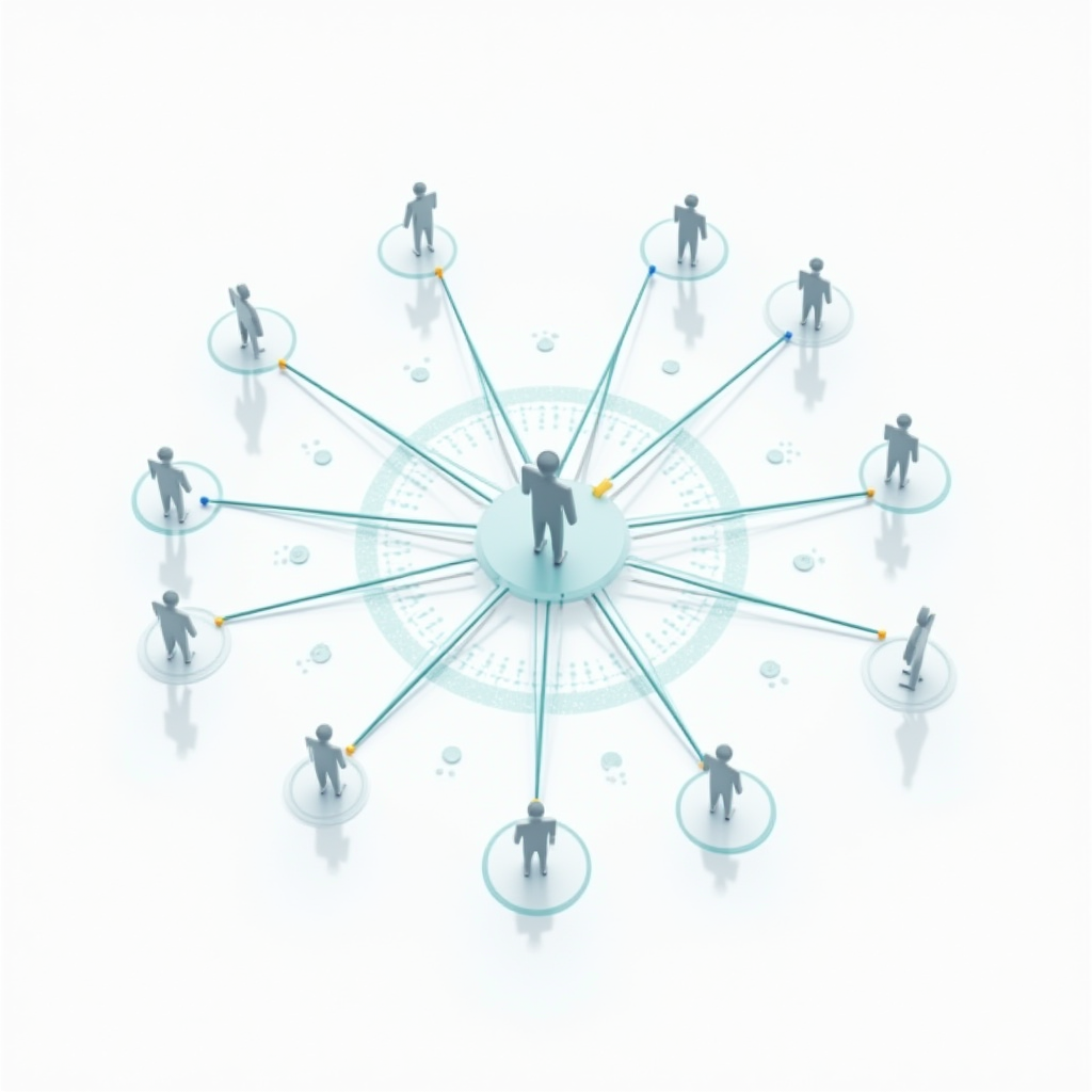 Network diagram showing interconnected player nodes with cascading departure patterns, highlighted risk zones, and prevention strategy overlays demonstrating social network resilience in gaming communities
