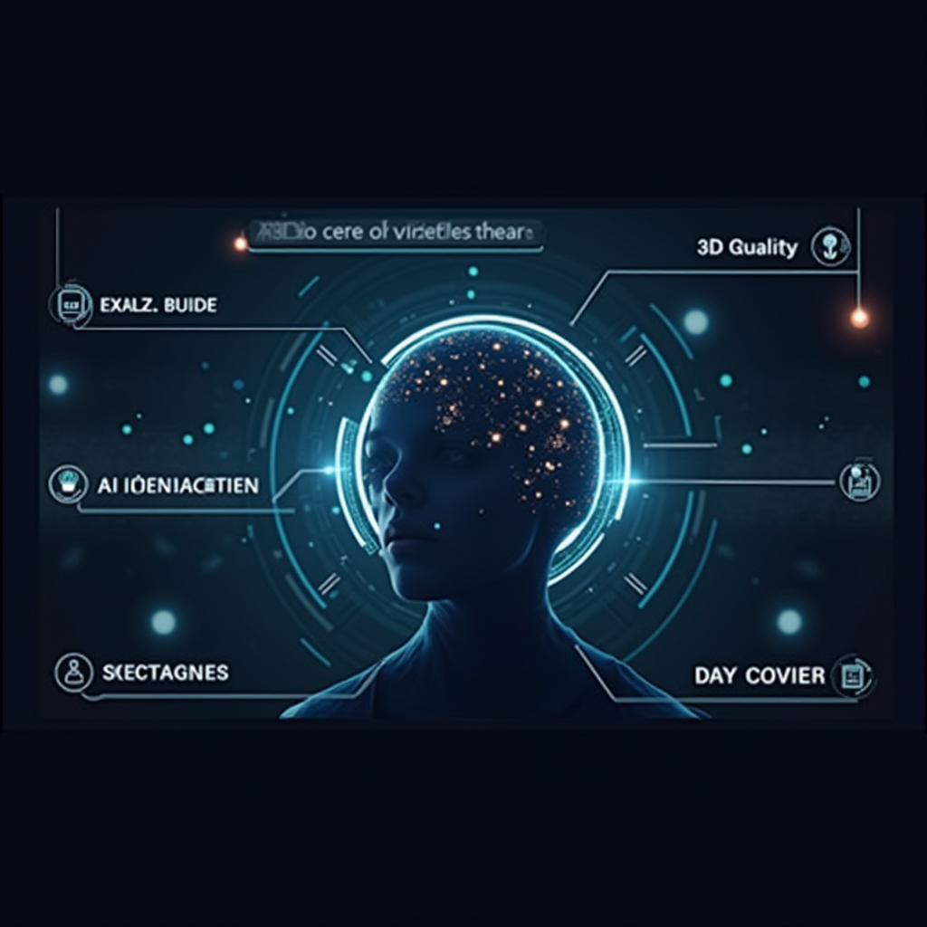 Futuristic gaming interface showing advanced voice features including real-time translation indicators, AI moderation alerts, 3D spatial audio visualization, and emotional tone analysis displays