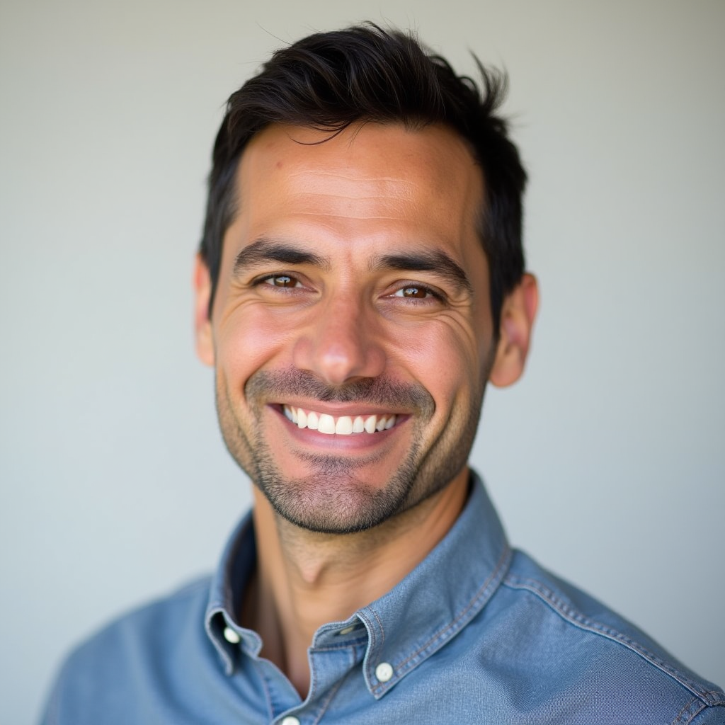 Professional headshot of Ricardo Silva, Community Research Director, showing a friendly man with short dark hair and a warm smile in casual professional attire